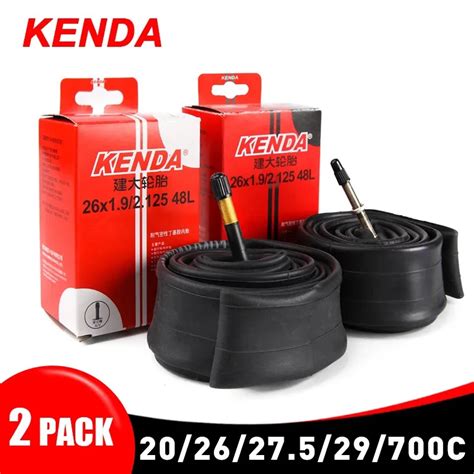 2Pcs KENDA Bicycle Inner Tube 20 26 27 5 29 700c Schrader Presta Butyl