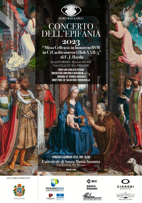 Concerto Dell Epifania Gennaio Arcidiocesi Di Pesaro