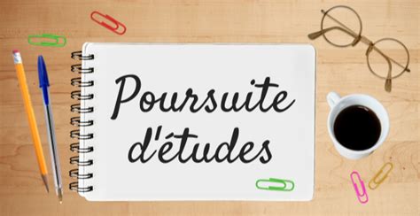 Poursuite d études