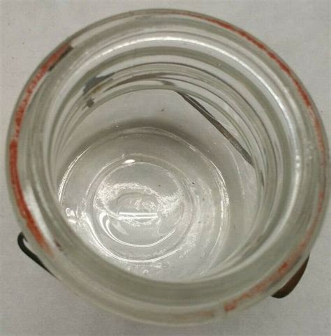 Vintage Ball Ideal Canning Jar Wire Bale Clear Glass Round Etsy