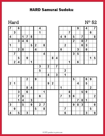 Sudoku Printable