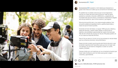 Bruno Ascenzo Director De ‘hasta Que Nos Volvamos Encontrar “sus