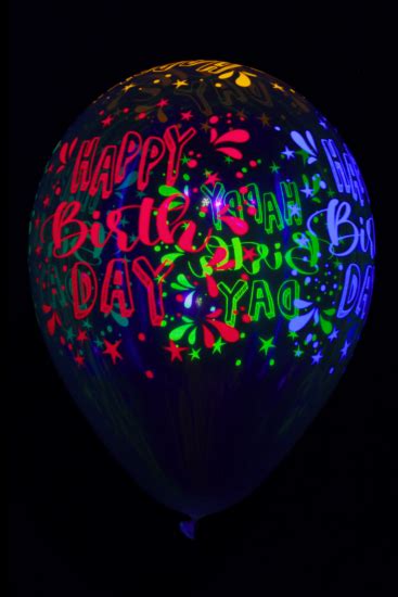 Ballon Fluo Phospho Led Maquillage Fluo Peinture Fluo