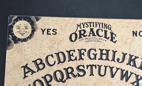 Antique William Fuld Ouija Board Mystifying Oracle And Planchette Etsy