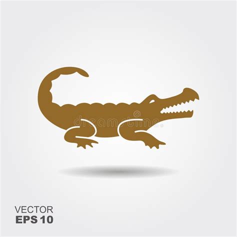 Silhouette Crocodile Stock Illustrations – 5,915 Silhouette Crocodile ...