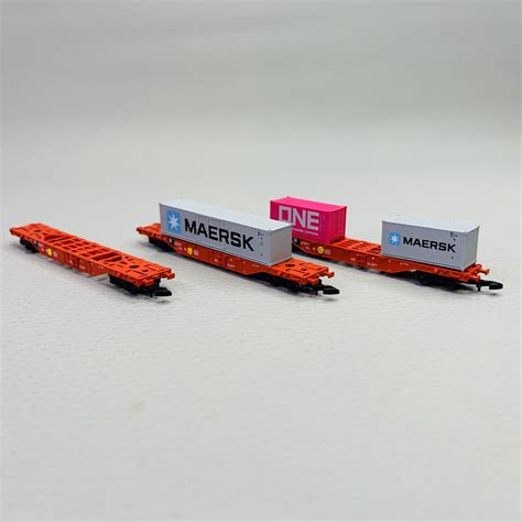 Coffret De Wagons Porte Conteneurs Klv Sgns Db Ep Vi Marklin