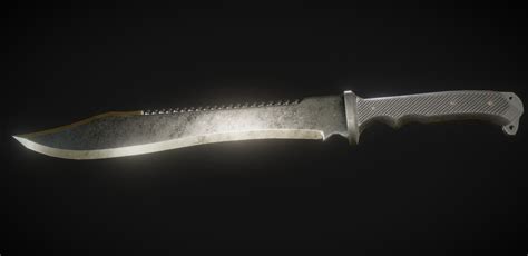 D Asset Modern Machete Cgtrader