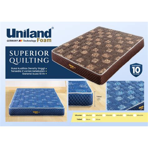 Jual Uniland Kasur Busa SUPERIOR 90x200 Cm Tebal 20 Cm Garansi 10 Tahun