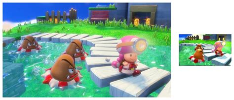 Captain Toad: Treasure Tracker Switch / 3DS comparison screenshots