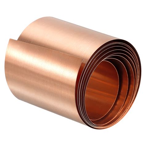 Uxcell Copper Thin Foil Roll Sheet 0 2x40x1000mm Pure Copper Foil