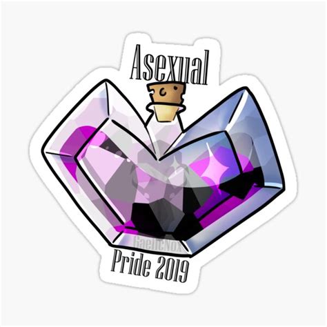 Pride Potion Asexual Sticker For Sale By Emete Redbubble