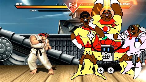 RYU Vs FAT ALBERT Highest Level Amazing Fight YouTube