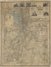 Froiseth S New Sectional Mineral Map Of Utah Exhibiting The