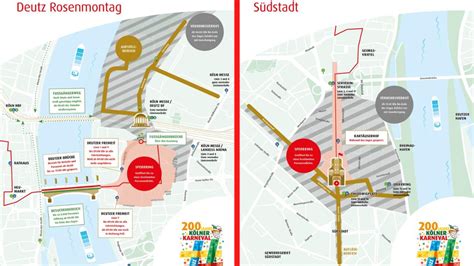 Sperrungen zum Rosenmontagszug Köln Was Besucher und Anwohner wissen