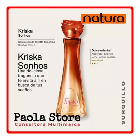 Kriska Sonhos Colonia Femenina 100ml Edt Natura Surquillo Envío gratis