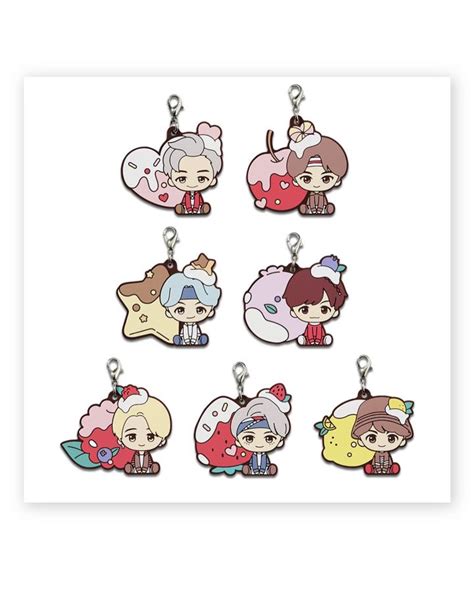 Bts Tinytan Sweet Time Theme Rubber Charms Hobbies Toys Memorabilia