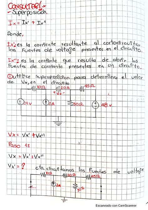 Solution Circuitos Superposici N Con Ejercicios Studypool