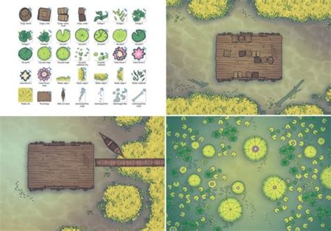 Jungle Wetland Maps And Assets 2 Minute Tabletop