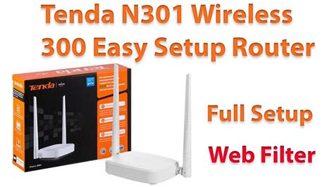 Tenda N Wireless N Easy Setup Router Configuration Youtube