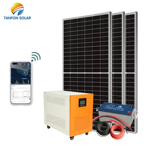 Kva Kw Off Grid Solar Power System With Battery Storage Single Phase