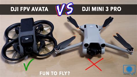 DJI Mini 3 Pro Vs FPV Avata Tool Vs Fun YouTube