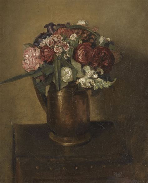 Flowers In A Jug By Mark Gertler Artvee