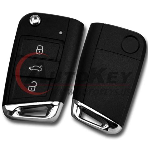 433Mhz Keyless Flip Remote Key For Skoda Octavia Rapid