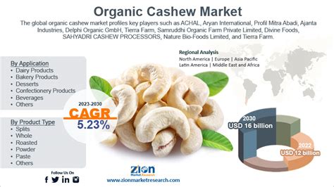 Organic Cashew Market Size Share Growth Forecasts