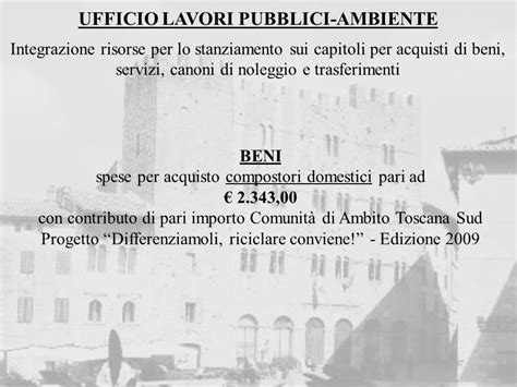 Comune Di Massa Marittima Variazione Di Bilancio N E Assessorato