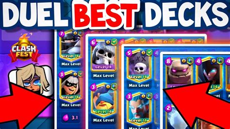 Best Decks For Duel Challenge Clash Fest Clash Royale Youtube