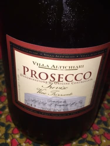 Villa Altichiari Prosecco Treviso Frizzante Vivino Us