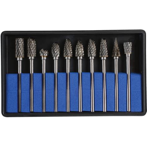 Laser 6889 10 Piece Tungsten Carbide Burr Set Machine Mart Machine Mart