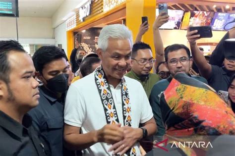 Tiba Di Balikpapan Ganjar Diteriaki Ganjar Siji Ganjar Kabeh