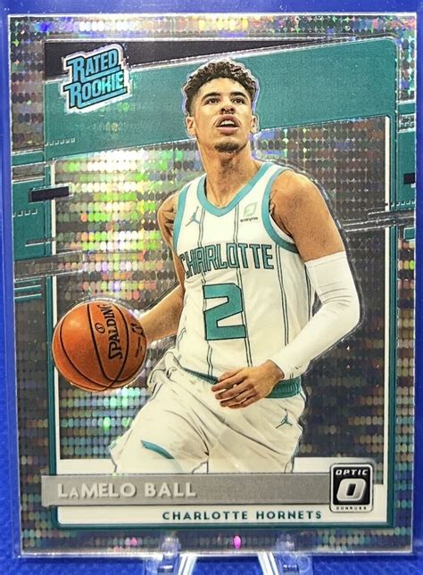 2020 21 Donruss Optic LaMelo Ball Rated Rookie Silver Pulsar Prizm RC