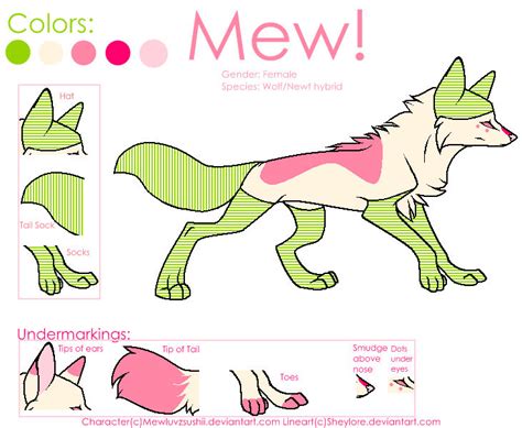 New Ref Sheet By Mewluvzsushii On Deviantart