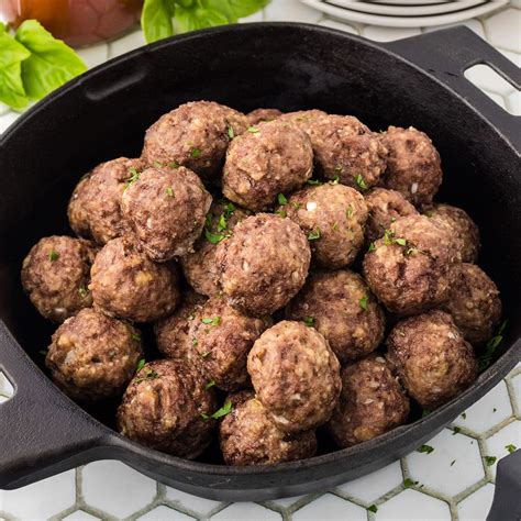 Bison Meatballs - Amira's Pantry