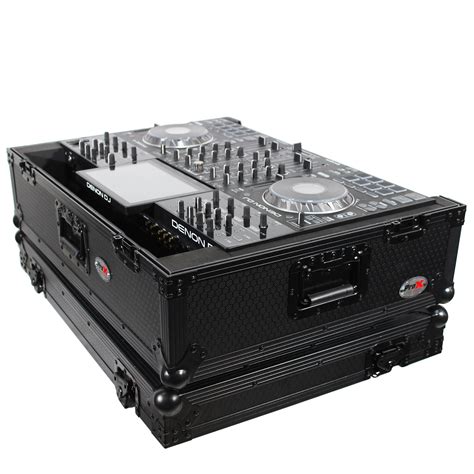 Ata Flight Case For Denon Prime 4 Dj Controller With 2u Rack Space And