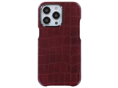 Graffi Croco Case Rood Leer IPhone 13 Pro Hoes