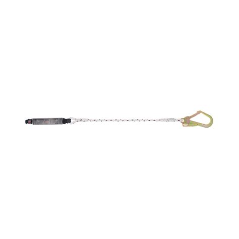 Energy Absorbing Twisted Rope Lanyard One Side Loop And Other Side Hook