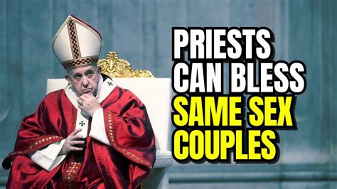 Pope Francis Approves Blessings For Same Sex Couples Youtube