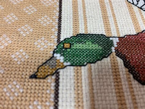 Mallard Duck Cross Stitch Textile Etsy