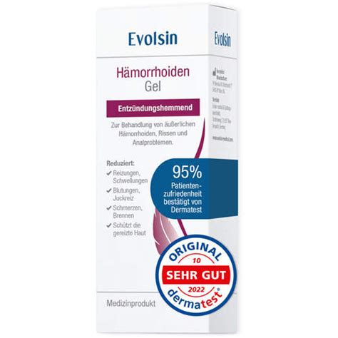 Evolsin H Morrhoiden Gel Ml Ab Online Kaufen