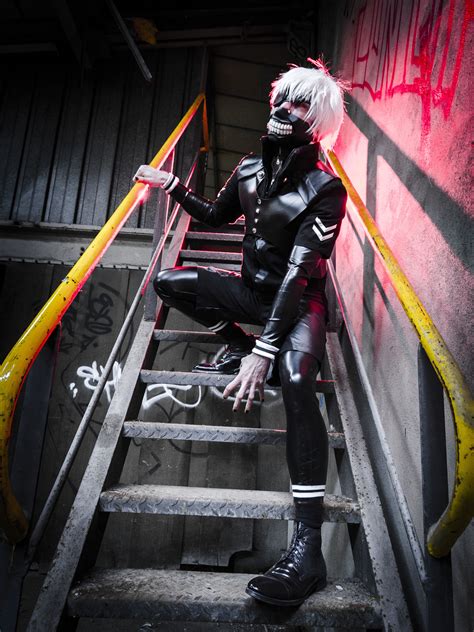 Tokyo Ghoul Kaneki Ken Battle Suit Protrait Cosplay 1 Cosplay Diy Cute Cosplay Best Cosplay