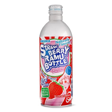 Get Sangaria Ramune Soda Strawberry Flavor 480 Ml Delivered Weee