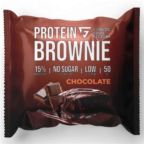 Fitness Food Factory Протеиновое брауни Protein Brownie - 50 грамм ...