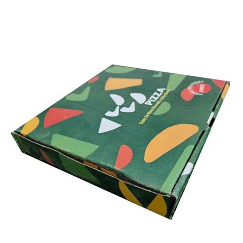 Single Wall 3 Ply Green Duplex Paper Pizza Box Capacity Medium At Rs