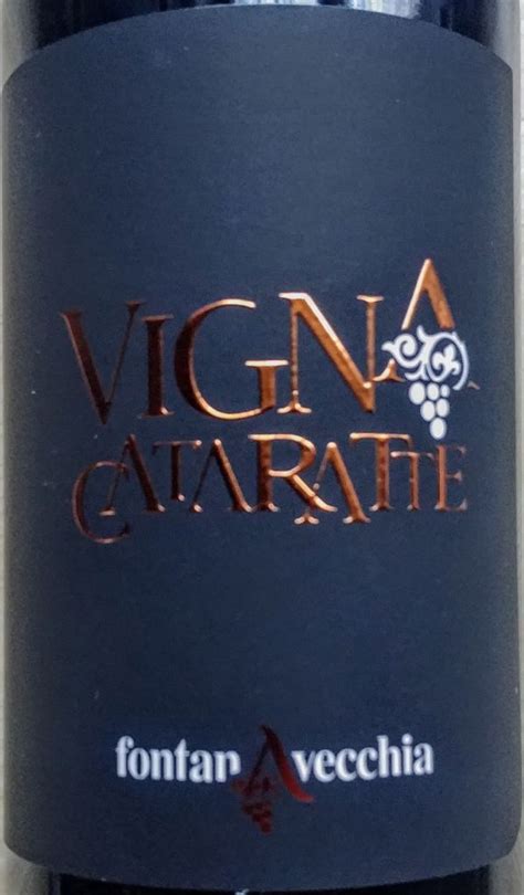 2017 Fontanavecchia Aglianico Del Taburno Riserva Vigna Cataratte