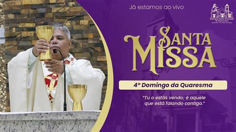 Santa Missa Solenidade de São José esposo da Virgem Maria YouTube