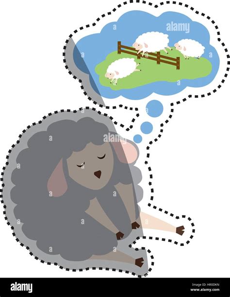 Sleeping Cartoon Sheep High Resolution Stock Photography and Images - Alamy