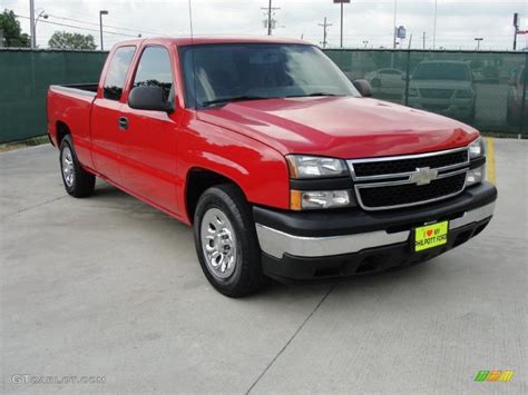 Victory Red Chevrolet Silverado Classic Ls Extended Cab